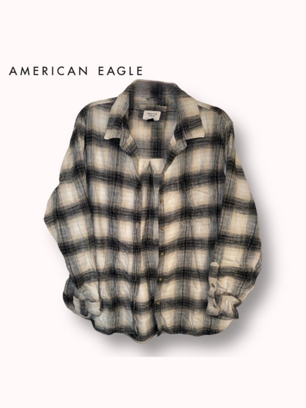 American Eagle plaid flannel